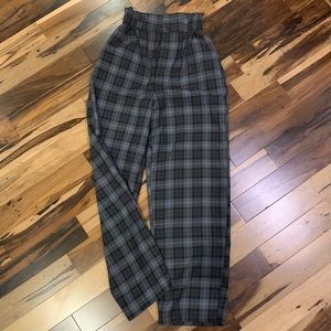 Urban outfitters dark/light gray plaid pants